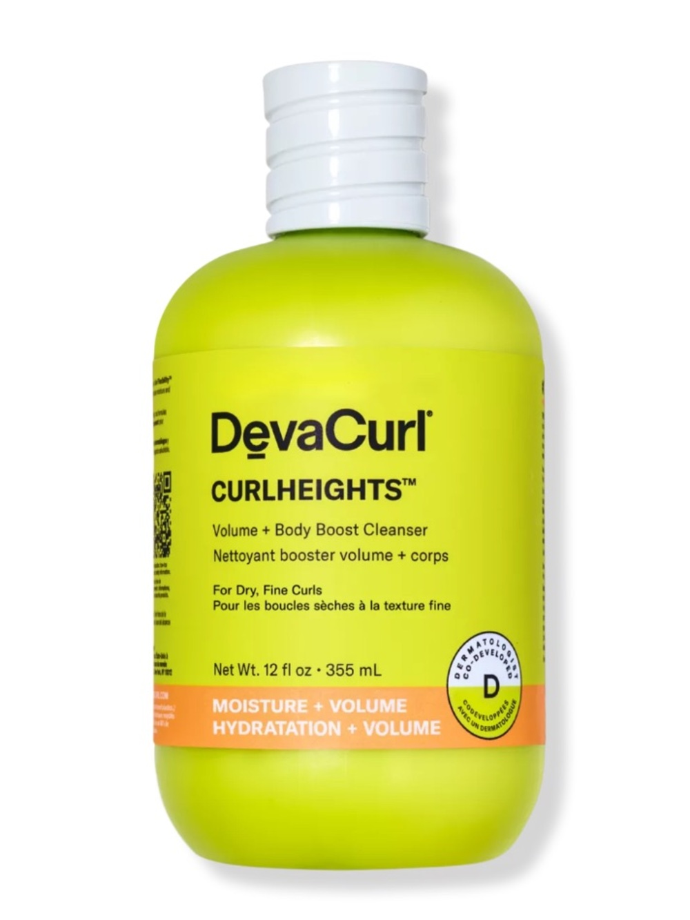 DevaCurl CurlHeights Volume + Body Boost Cleanser 12oz BRAND NEW/SEALED